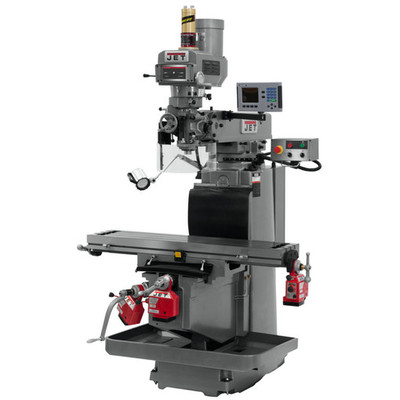 Jet 698119 JTM-1254RVS Vertical Mill with 200S 3X-K, X/Y/Z PFD, APDB