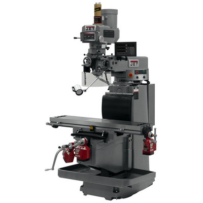 Jet 698137 JTM-1254RVS Vertical Mill with DP700 3X-K, X/Y/Z PFD, APDB