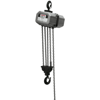 Jet 531000 5SS-3C-10, 5-Ton Electric Chain Hoist 3-Phase 10' lift
