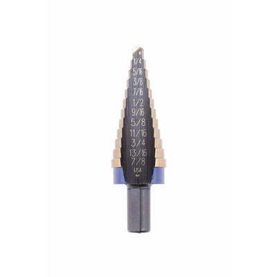 Irwin 10234SM #4 Unibit Step Drill Bit 3/16" to 7/8" 12 Sizes Irwin 10234SM #4 Unibit Step Drill Bit 3/16" to 7/8" 12 Sizes