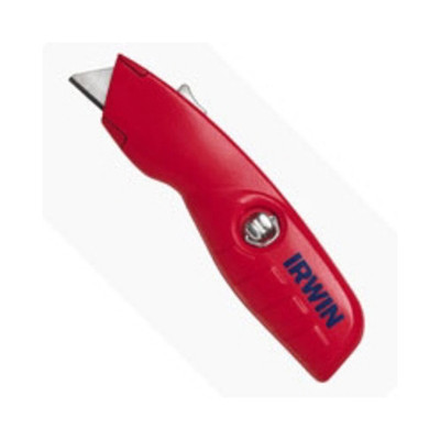 Irwin 2088600 Red Contoured Non-Slip High Visibility Standard Safety Knife Irwin 2088600 Red Contoured Non-Slip High Visibility Standard Safety Knife