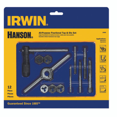 Irwin 24605 Fractional Tap and Hexagon Die -Best 5 Set Irwin 24605 Fractional Tap and Hexagon Die -Best 5 Set
