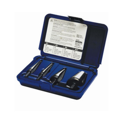 Irwin 10225 4-Piece Unibit Set #1, 2, 4, 21 Irwin 10225 4-Piece Unibit Set #1, 2, 4, 21