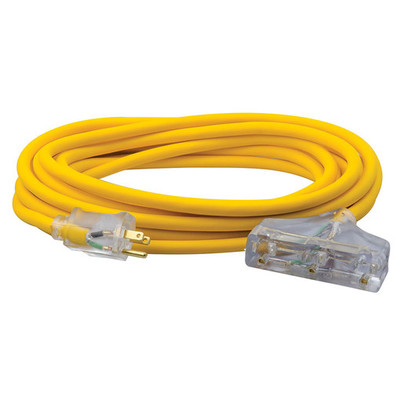 Southwire 3487SW0002 12/3 25' SJEOOW Yellow Polar/Solar Trisource Extension Cord Southwire 3487SW0002 12/3 25' SJEOOW Yellow Polar/Solar Trisource Extension Cord