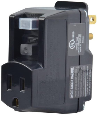 Yellow Jacket 2762 120-Volt, 15-Amps, 1800-Watts Single Outlet GFCI Adapter, For Indoor Use Wit Yellow Jacket 2762 120-Volt, 15-Amps, 1800-Watts Single Outlet GFCI Adapter, For Indoor Use Wit
