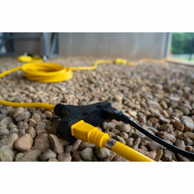 Southwire 26020147-2 25' 15A In-Line GFCI 12/3 Cord Set Tri-Source End Southwire 26020147-2 25' 15A In-Line GFCI 12/3 Cord Set Tri-Source End