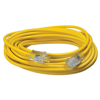 Southwire 2588SW0002 12/3 50' SJTW Yellow Extension Cord with Lighted End Southwire 2588SW0002 12/3 50' SJTW Yellow Extension Cord with Lighted End