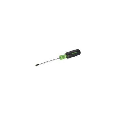 Greenlee 0153-21C Round Shank 3/16" x 4" Flat Blade Screwdriver Greenlee 0153-21C Round Shank 3/16" x 4" Flat Blade Screwdriver