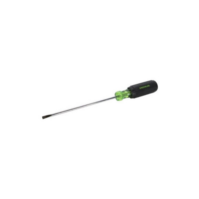 Greenlee 0153-24C Round Shank 3/16" x 10" Flat Blade Screwdriver Greenlee 0153-24C Round Shank 3/16" x 10" Flat Blade Screwdriver