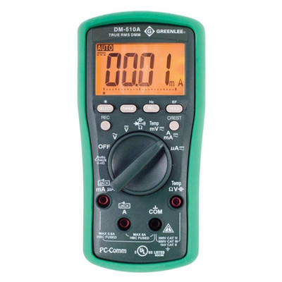 Greenlee DM-510A AC/DC True RMS Digital Multimeter Greenlee DM-510A AC/DC True RMS Digital Multimeter