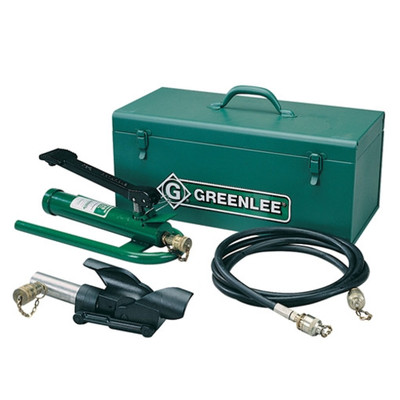 Greenlee 800F1725 Hydraulic Cable Bender with Foot Pump, Hose Unit and Storage Box Greenlee 800F1725 Hydraulic Cable Bender with Foot Pump, Hose Unit and Storage Box
