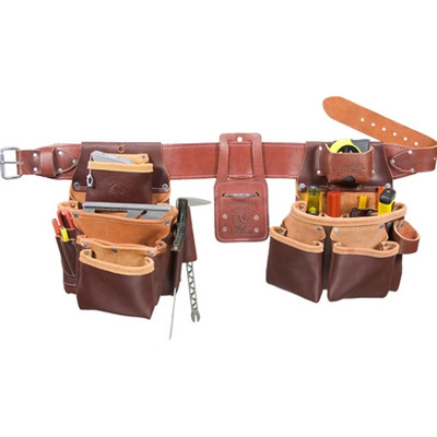 Occidental Leather 5089-XL XL Seven Bag Framer Tool Belt Occidental Leather 5089-XL XL Seven Bag Framer Tool Belt