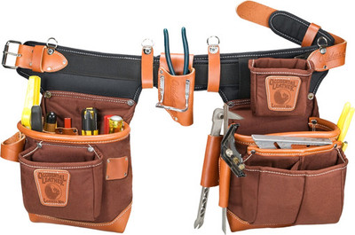 Occidental Leather 9855LH Café Left Handed Adjust-to-Fit FatLip Tool Belt Set Occidental Leather 9855LH Café Left Handed Adjust-to-Fit FatLip Tool Belt Set