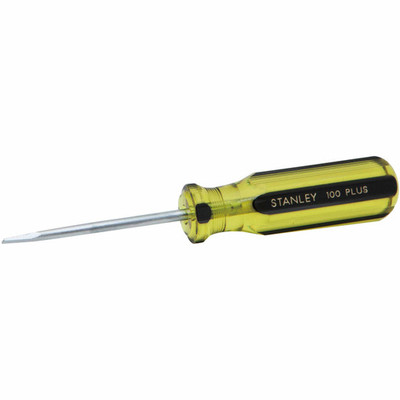 Stanley 66-183 100 PlusCabinet Slotted Tip Screwdriver 3/16" X 3" Stanley 66-183 100 PlusCabinet Slotted Tip Screwdriver 3/16" X 3"