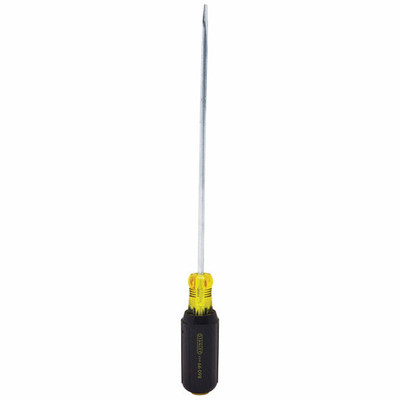 Stanley 66-098 Vinyl Grip Cabinet Slotted Tip Screwdriver 3/16" X 8"