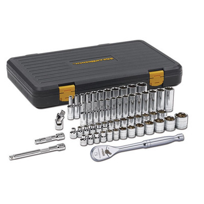 GearWrench 80550P 56 Pc. 3/8" Drive 6 Point 120XP Standard & Deep SAE/Metric Mechanics Tool Set GearWrench 80550P 56 Pc. 3/8" Drive 6 Point 120XP Standard & Deep SAE/Metric Mechanics Tool Set