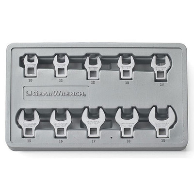 GearWrench 81909 10 Pc. 3/8" Drive Crowfoot Metric Wrench Set GearWrench 81909 10 Pc. 3/8" Drive Crowfoot Metric Wrench Set