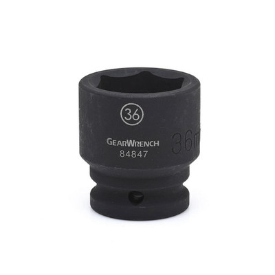 GearWrench 84853 3/4" Drive 6 Point Standard Impact Metric Socket 42mm GearWrench 84853 3/4" Drive 6 Point Standard Impact Metric Socket 42mm