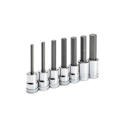 GearWrench 82546 7 Pc. 3/8" Drive Mid Length Hex Bit Metric Socket Set GearWrench 82546 7 Pc. 3/8" Drive Mid Length Hex Bit Metric Socket Set