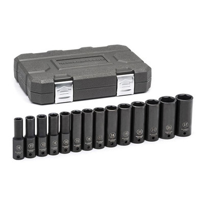GearWrench 84955N 14 Pc. 1/2" Drive 6 Point Deep Impact Metric Socket Set GearWrench 84955N 14 Pc. 1/2" Drive 6 Point Deep Impact Metric Socket Set