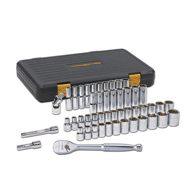 GearWrench 80700P 49 Pc. 1/2" Drive 6 Point 120XP Standard & Deep SAE/Metric Mechanics Tool Set GearWrench 80700P 49 Pc. 1/2" Drive 6 Point 120XP Standard & Deep SAE/Metric Mechanics Tool Set