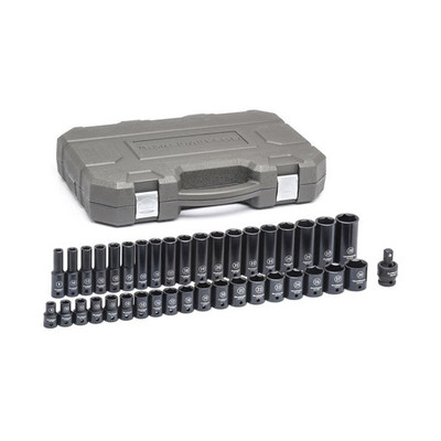 GearWrench 84948N 39 Pc. 1/2" Drive 6 Point Standard & Deep Impact Metric Socket Set GearWrench 84948N 39 Pc. 1/2" Drive 6 Point Standard & Deep Impact Metric Socket Set