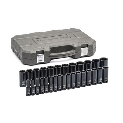 GearWrench 84935N 29 Pc. 1/2" Drive 6 Point Deep Impact Metric Socket Set GearWrench 84935N 29 Pc. 1/2" Drive 6 Point Deep Impact Metric Socket Set