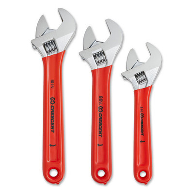 Crescent AC26810CV 3 Pc. Adjustable Cushion Grip Wrench Set 6", 8" & 10" Crescent AC26810CV 3 Pc. Adjustable Cushion Grip Wrench Set 6", 8" & 10"