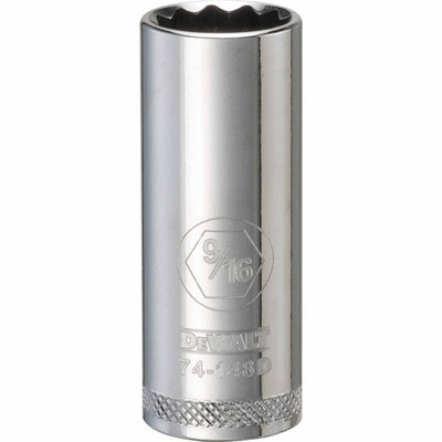 Dewalt DWMT74148OSP Mechanics 12 Point 3/8" Drive Deep Socket 9/16" SAE Dewalt DWMT74148OSP Mechanics 12 Point 3/8" Drive Deep Socket 9/16" SAE
