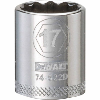 Dewalt DWMT74522OSP Mechanics 12 Point 3/8" Drive Socket 17MM Dewalt DWMT74522OSP Mechanics 12 Point 3/8" Drive Socket 17MM