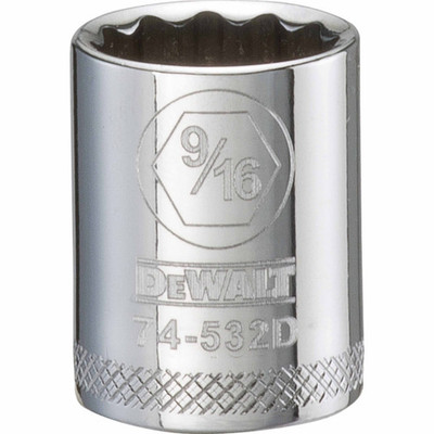 Dewalt DWMT74532OSP Mechanics 12 Point 3/8" Drive Socket 9/16" SAE Dewalt DWMT74532OSP Mechanics 12 Point 3/8" Drive Socket 9/16" SAE