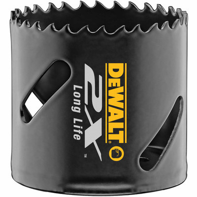 DeWalt DWA1840 2-1/2" (64mm) 2X Hole Saw DeWalt DWA1840 2-1/2" (64mm) 2X Hole Saw