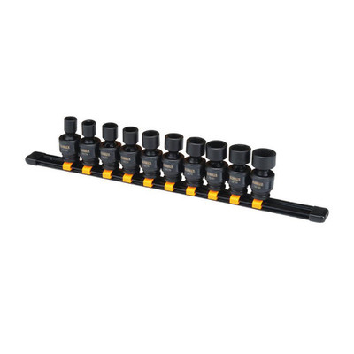 DeWalt DWMT19226 10pc 3/8" Drive Impact Socket Universal Set, 10 - 19mm DeWalt DWMT19226 10pc 3/8" Drive Impact Socket Universal Set, 10 - 19mm