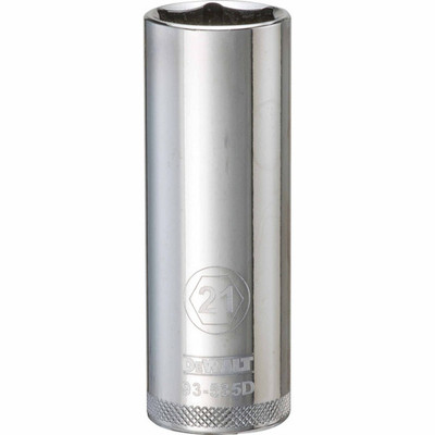 Dewalt DWMT93535OSP Mechanics 6 Point 1/2" Drive Deep Socket 21 MM Dewalt DWMT93535OSP Mechanics 6 Point 1/2" Drive Deep Socket 21 MM