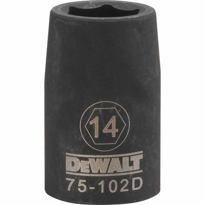 Dewalt DWMT75102OSP Mechanics 6 Point 1/2" Drive Impact Socket 14 MM Dewalt DWMT75102OSP Mechanics 6 Point 1/2" Drive Impact Socket 14 MM