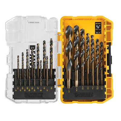 DeWalt DWA1181 21-Piece Black Oxide Drill Bit Set DeWalt DWA1181 21-Piece Black Oxide Drill Bit Set