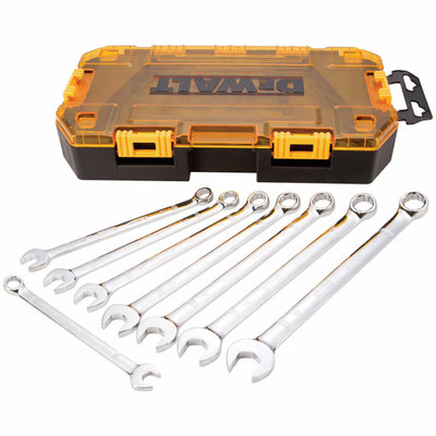 Dewalt DWMT73810 8 Piece Metric Combination Wrench Set Dewalt DWMT73810 8 Piece Metric Combination Wrench Set