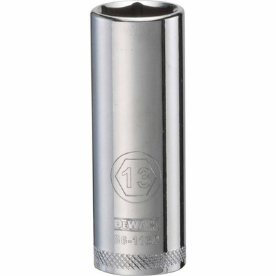 Dewalt DWMT86116OSP Mechanics 6 Point 1/4" Drive Deep Socket 13 MM Dewalt DWMT86116OSP Mechanics 6 Point 1/4" Drive Deep Socket 13 MM