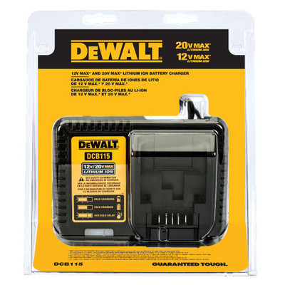 DeWalt DCB115 12V MAX - 20V MAX Lithium Ion Battery Charger DeWalt DCB115 12V MAX - 20V MAX Lithium Ion Battery Charger