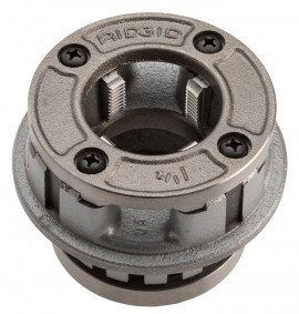 RIDGID 51877 12-R High-Speed Hand Threader Die Head for Plastic-Coated Pipe, 1.5"