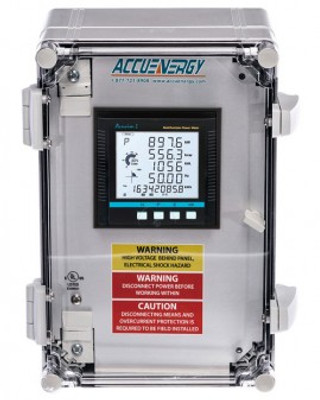 Accuenergy 9104X-II-5A-P1-WEB-PUSH Pre-Wired Panel Enclosure with WEB-PUSH module, 5 A, 415 Vac/300 Vdc