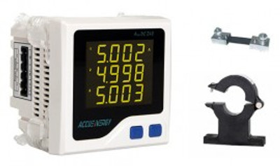 Accuenergy AcuDC 243-1000V-A2-P1-X5-C-D DC Power Meter/Data Logger, 1000 V, 4-20 mA, Modbus RTU