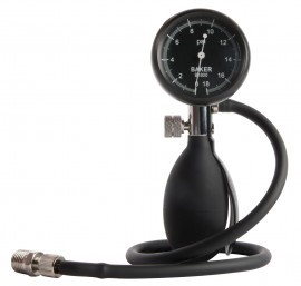 Baker B1800 Squeeze Bulb Pressure Calibrator, 0 to 18 psig