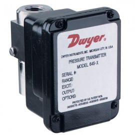 Dwyer 645-11 Wet/Wet Differential Pressure Transmitter (-1-0-1 psid) with 0.25% Accuracy