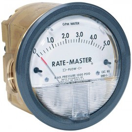 Dwyer RMV-1-3 Flow Meter, Dial-Type, 0/5 Usgpm, 1" NPTF