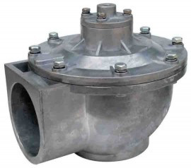 Dwyer RDCV50T Dust Collection Valve, 2 Diaph, 2" NPT, 106 GPM