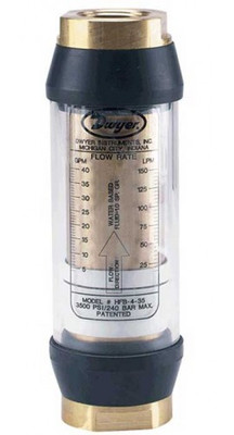 Dwyer HFA-1-22 In-Line Flow Monitor, 4 to 23SCFM