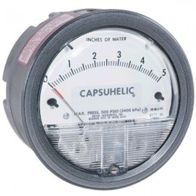 Dwyer 4000-125PA Capsuhelic Differential Pressure Gauge (0-125 Pa), Vertical Scale Dwyer 4000-125PA Capsuhelic Differential Pressure Gauge (0-125 Pa), Vertical Scale