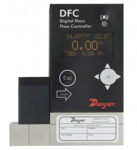 Dwyer DFC-26010-V-ALA2 Digital Flow Controller, 0 to 200 ml/min
