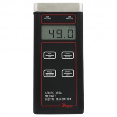 Dwyer 490A-3 Wet/Wet Manometer (0-50.00 psig)